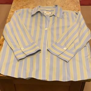 Talbots wrinkle resistant button down shirt